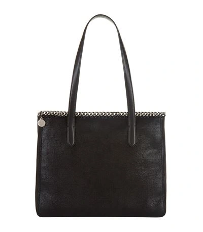 Stella Mccartney Falabella East West Faux-leather Tote In Black