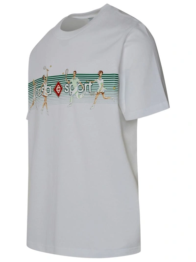 Shop Casablanca Playful T-shirt In White