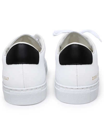 Shop Common Projects Black Retro Sneaker In White
