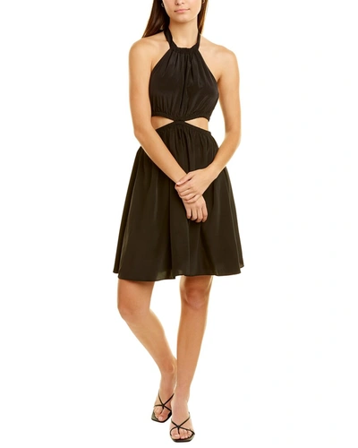 Shop Celina Moon Halter Mini Dress In Black