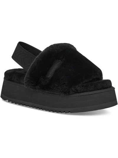 Shop Koolaburra W Ya Baby Womens Open Toe Ankle Strap Slip-on Shoes In Black