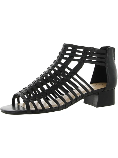 Shop Bella Vita Holden Womens Open Toe Leather Gladiator Sandals In Black