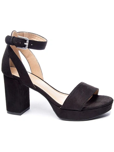 Shop Cl By Laundry Go On Womens Faux Leather Ankle Strap Pumps In Black