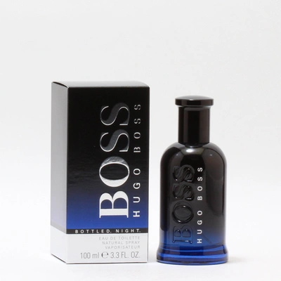 Shop Hugo Boss Boss Bottled Night By  - Edt Spray 3.4 oz In Black