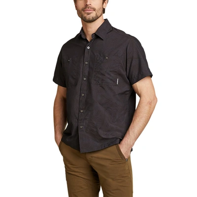Shop Eddie Bauer Men's Rainier 2.0 Short-sleeve Shirt - Print In Grey