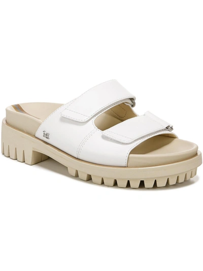 Shop Sam Edelman Eliana Womens Slip On Strappy Slide Sandals In White