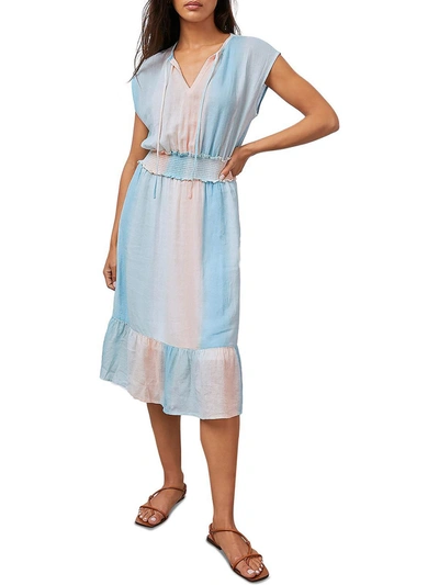 Shop Rails Ashlyn Womens Ombre Calf Midi Dress In Multi