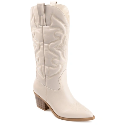 Shop Journee Collection Collection Women's Tru Comfort Foam Chantry Boot In Beige