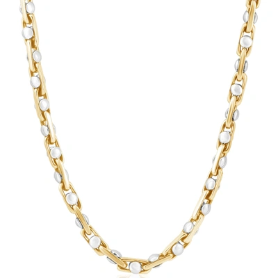 Pompeii3 Men's 14k Gold (85gram) Or Platinum (159gram) 5.5mm Link Chain Necklace 20" In Gold