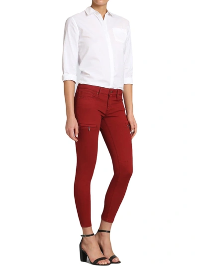 Shop Mavi Karlina Womens Denim Mid-rise Skinny Jeans In Multi