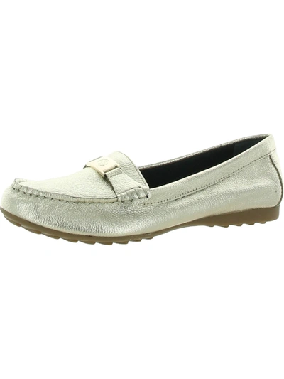 Shop Giani Bernini Dailyn Womens Moccasin Loafers In White