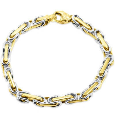 Pompeii3 Men's Link 14k Gold (49gram) Or Platinum (79gram) 9.5mm Bracelet 8.5"
