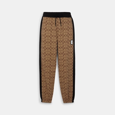 Coach Outlet Signature Jogger In Brown