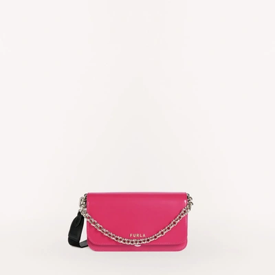 Shop Furla Splendida Shoulder Bag Mini In Pink