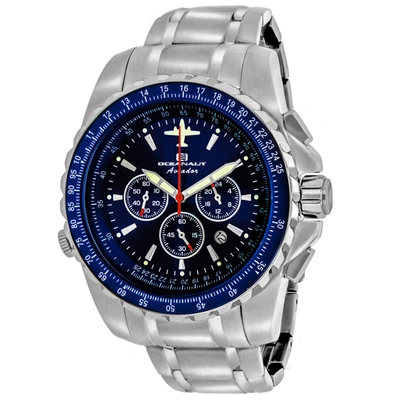 Oceanaut Aviador Pilot Chronograph Quartz Blue Dial Men's Watch Oc0114 In Blue