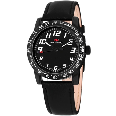 Seapro Women's Black Dial Watch In Black