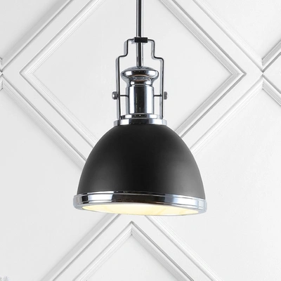 Jonathan Y Homer 10" Iron/glass Adjustable Vintage Classic Led Pendant