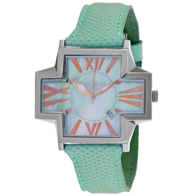 Shop Locman Women's Italy Plus Mother Of Pearl Dial Watch In Silver
