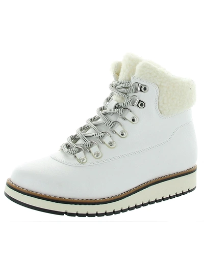 Shop White Mountain Cozy Womens Lined Winter Lace-up Boot In White
