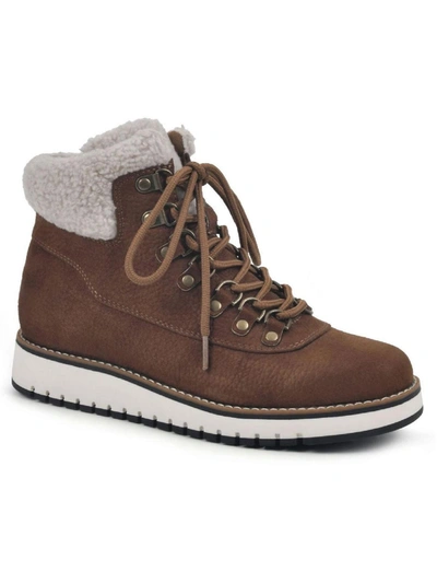 Shop White Mountain Cozy Womens Lined Winter Lace-up Boot In Multi