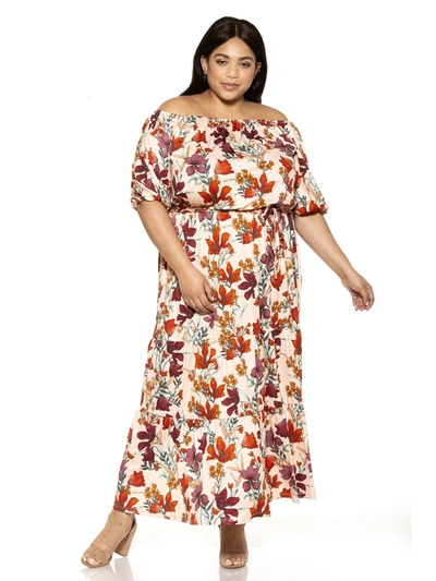 Shop Alexia Admor Harlow Maxi Dress - Plus Size In Multi