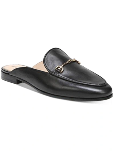 Shop Sam Edelman Linnie Womens Leather Slip On Loafers In Black