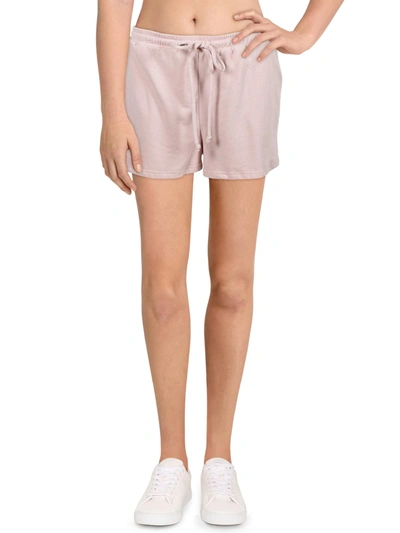 Shop Ava + Esme Womens Drawstring Midi Casual Shorts In Pink