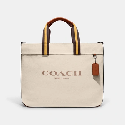 Shop Coach Outlet Tote 38 In White