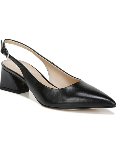 Shop Franco Sarto Racer Womens Buckle Pointed Toe Slingback Heels In Black