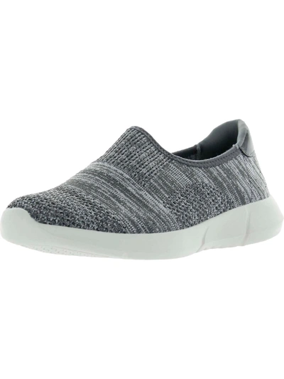 Shop Karen Scott Kassy Womens Knit Comfort Insole Casual And Fashion Sneakers In Grey