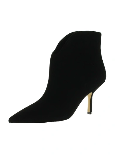 Shop Marc Fisher Ltd Haylian Womens Pointed Toe Leather Ankle Boots In Black