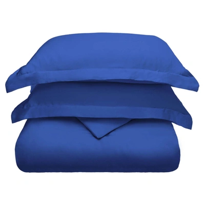 Superior Modal From Beechwood 300-thread Count Solid Deep Duvet Cover And Pillow Sham Set