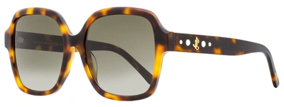 Shop Jimmy Choo Women's Square Sunglasses Rella /g 086ha Havana 55mm In Multi