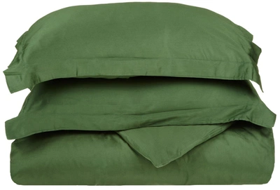 Superior 300-thread Count Breathable Egyptian Cotton Luxurious Solid Duvet Cover Set