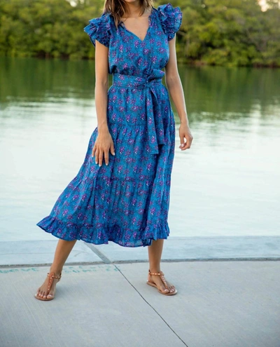 Shop Bindu Naomi Dress In Royal Blue