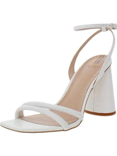 Shop Sam Edelman Kia Womens Strappy Ankle Strap Heel Sandals In White