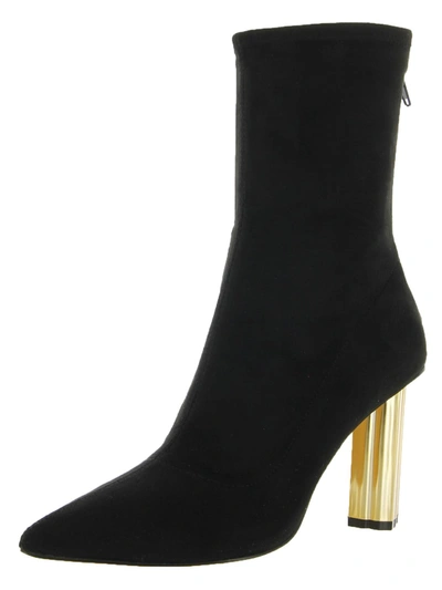 Shop Katy Perry Dellilah Womens Pointed Toe Dressy Booties In Black