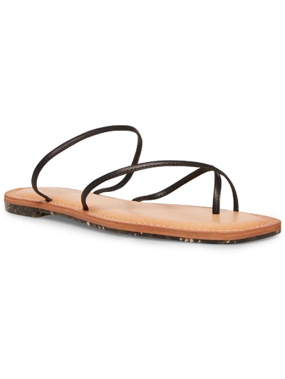 Cool Planet By Steve Madden Freee Womens Open Toe Square Toe Strappy Sandals In Multi