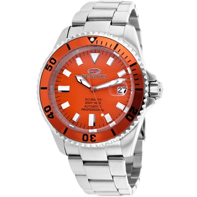 Shop Seapro Men's Orange Dial Watch