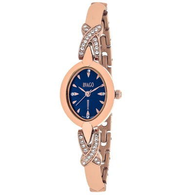 Shop Jivago Women's Blue Dial Watch In Multi
