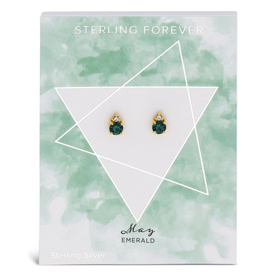 Sterling Forever Sterling Silver Birthstone Studs In Multi