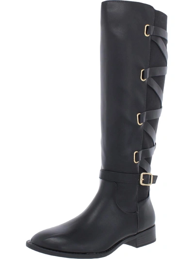 Shop Thalia Sodi Veronika Womens Faux Leather Over-the-knee Riding Boots In Multi