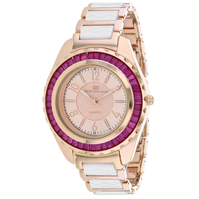 Shop Oceanaut Women's Rose Gold Dial Watch In Multi