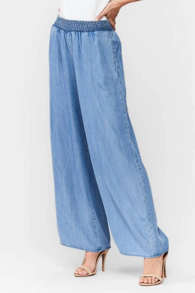 Shop Velvet Heart Malibu Pants In Indigo In Blue