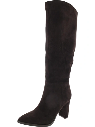 Shop Nine West Hiya Womens Wide Calf Knee-high Boots In Black