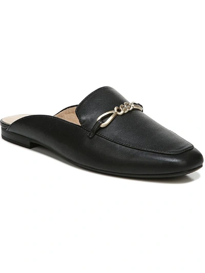 Naturalizer Kayden-mule Womens Faux Leather Slip On Mules In Black