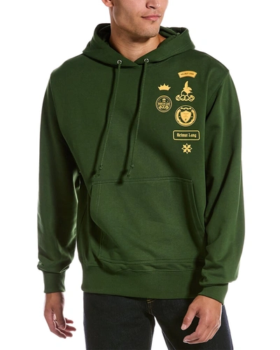 Shop Helmut Lang Societas Hoodie In Green