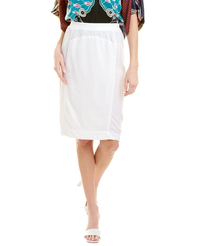 Shop Burning Torch Union Skirt In White
