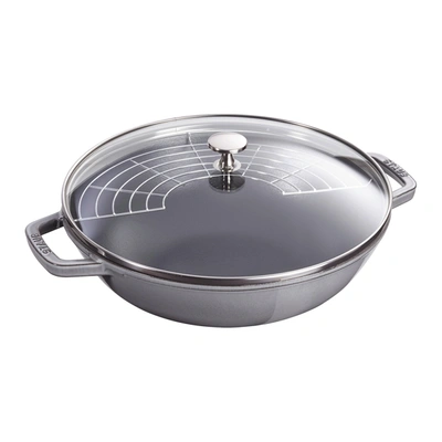 Staub Enameled Cast Iron 4.5-qt. Perfect Pan With Lid