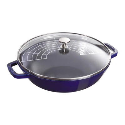 Staub Enameled Cast Iron 4.5-qt. Perfect Pan With Lid
